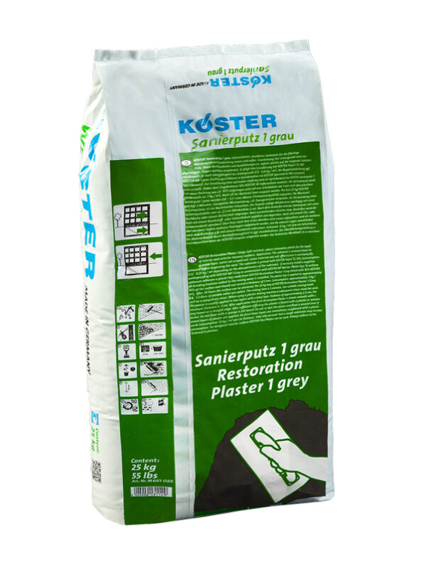 KÖSTER Restoration Plaster 1 Grey