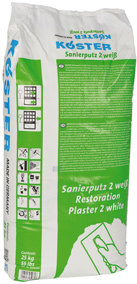 KÖSTER Restoration Plaster 2 White